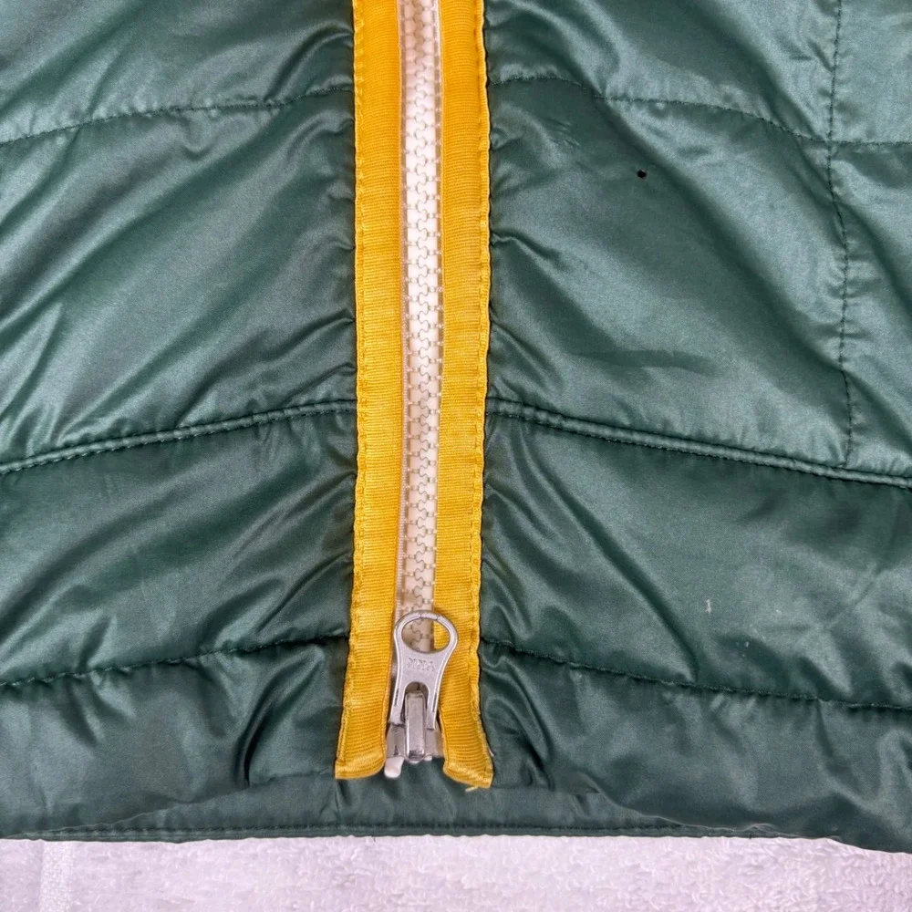 Nike Hooded Puffer Ski Jacket Mens Large‎ Color Block Green Yellow Red Full Zip - Picture 10 of 15